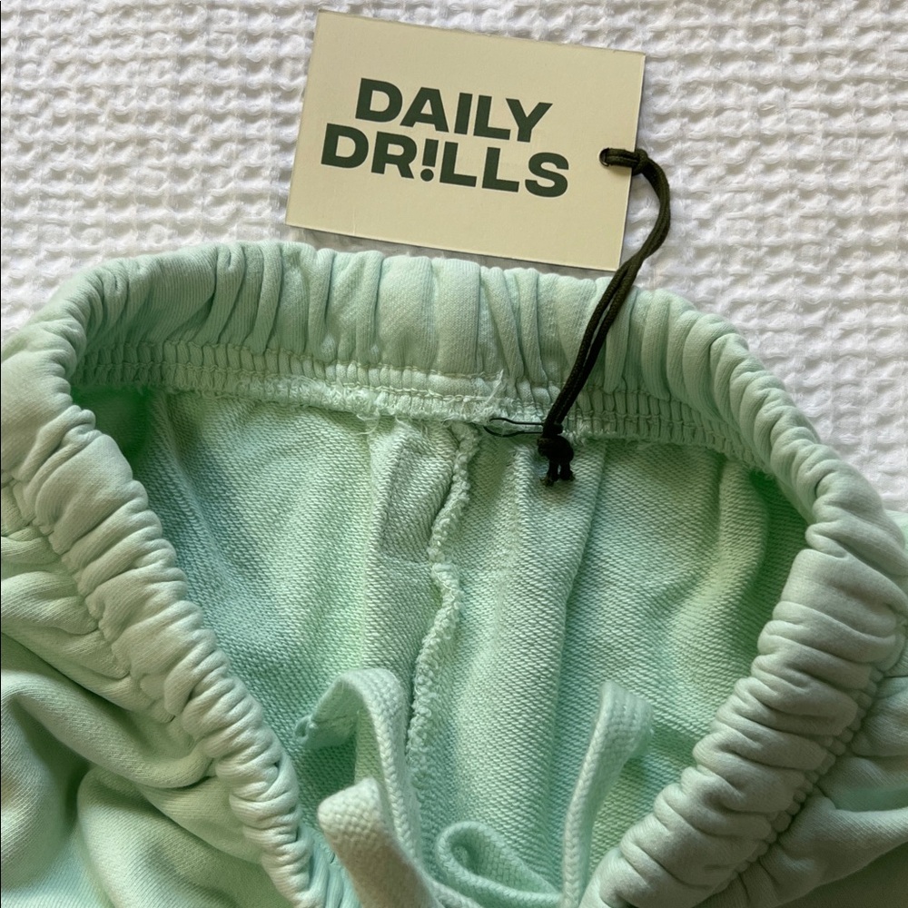 Daily Drills Mint Green Athletic Shorts - Picture 2 of 3